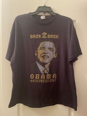 Studded Obama graphic T-Shirt